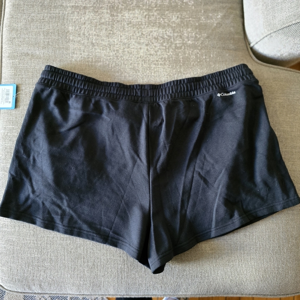 NWT Columbia 3" Black Shorts Women Plus Size XxL With Pockets And Drawstring - Picture 7 of 7